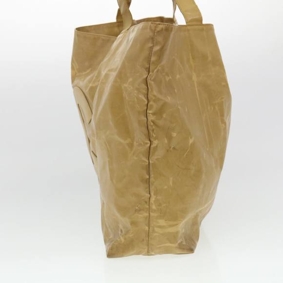 CHANEL Shoulder Bag Enamel Beige CC Auth bs5025 - Picture 4 of 16